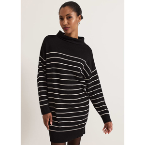 Phase Eight Skylar Stripe Funnel Neck Jumper Dress